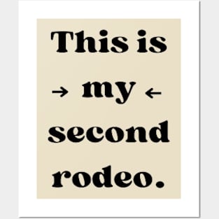 This is my second rodeo. In clear black letters - because you're not a noob, but just barely Posters and Art